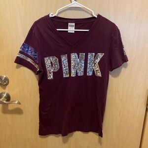 Pink bling T-shirt